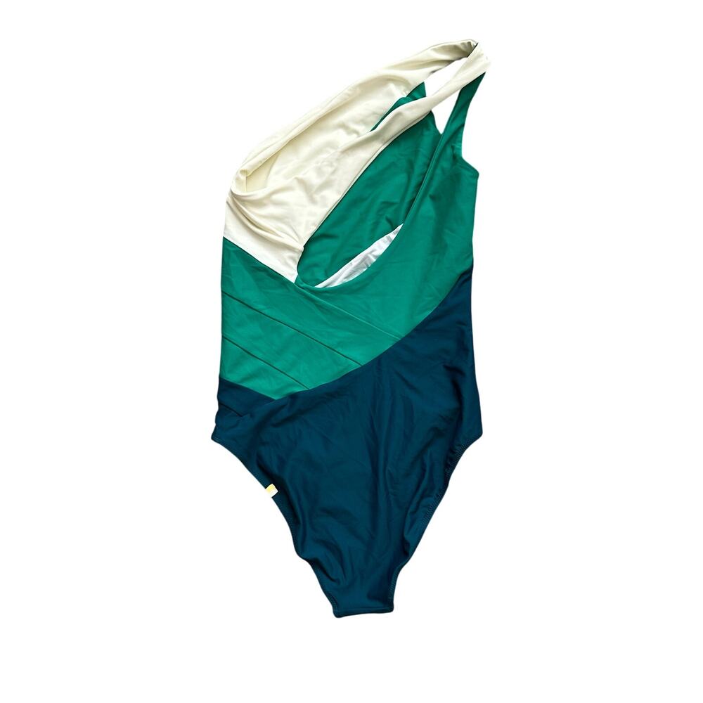 NWOT Summersalt Sidestroke Colorblock One-Piece Swimsuit - Picture 3 of 7
